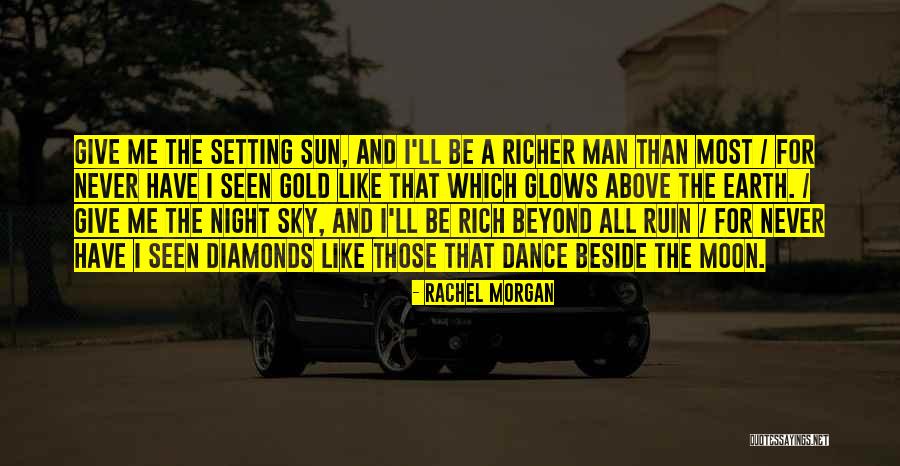 Night Sky And Moon Quotes By Rachel Morgan