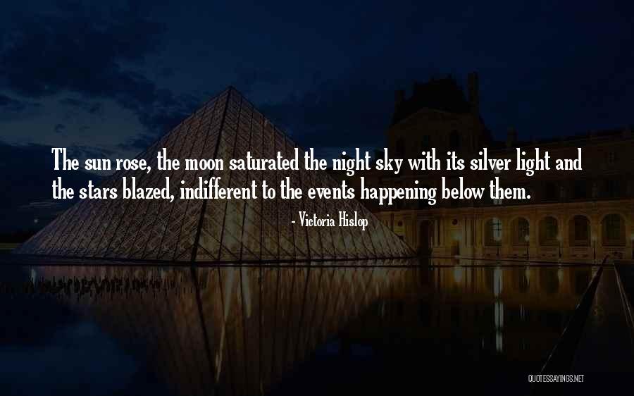 Night Sky And Moon Quotes By Victoria Hislop