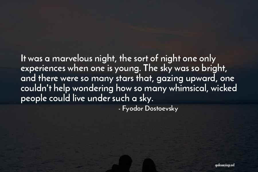 Night Sky And Stars Quotes By Fyodor Dostoevsky