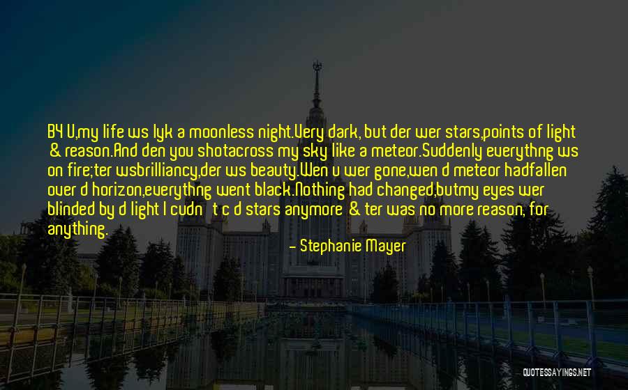 Night Sky And Stars Quotes By Stephanie Mayer