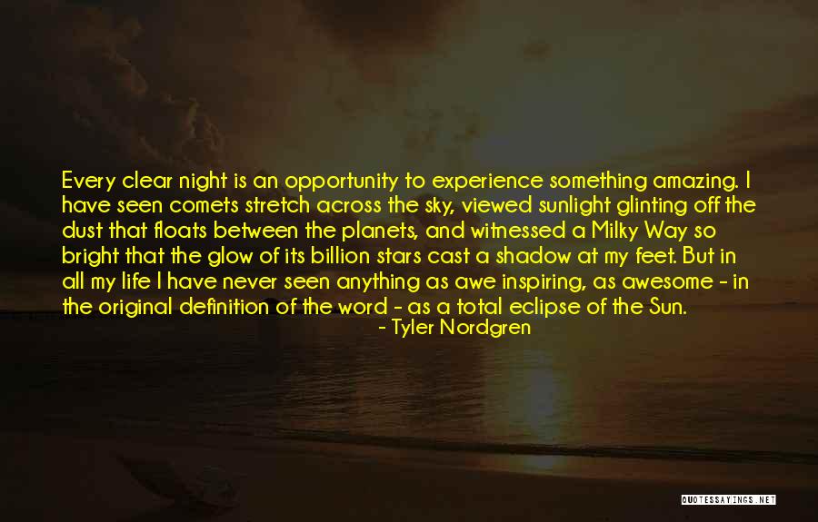 Night Sky And Stars Quotes By Tyler Nordgren