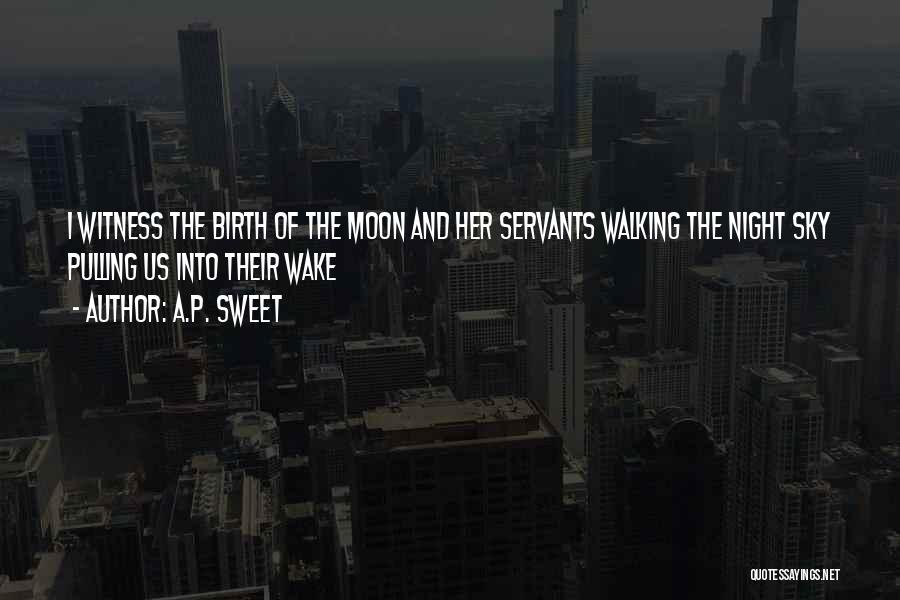 Night Sky Moon Quotes By A.P. Sweet