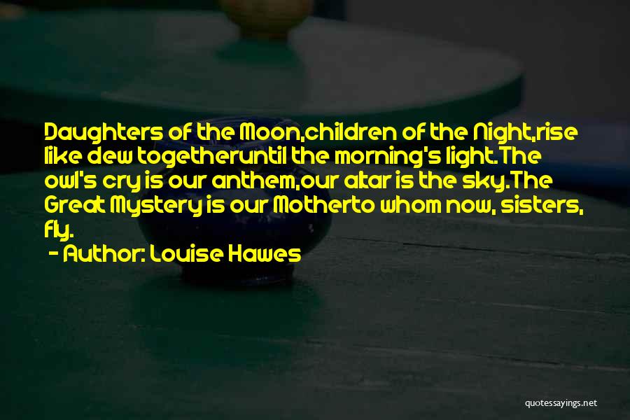 Night Sky Moon Quotes By Louise Hawes