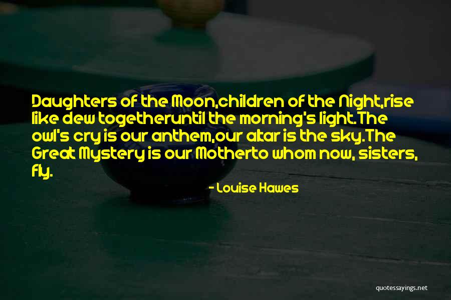 Night Sky Moon Quotes By Louise Hawes