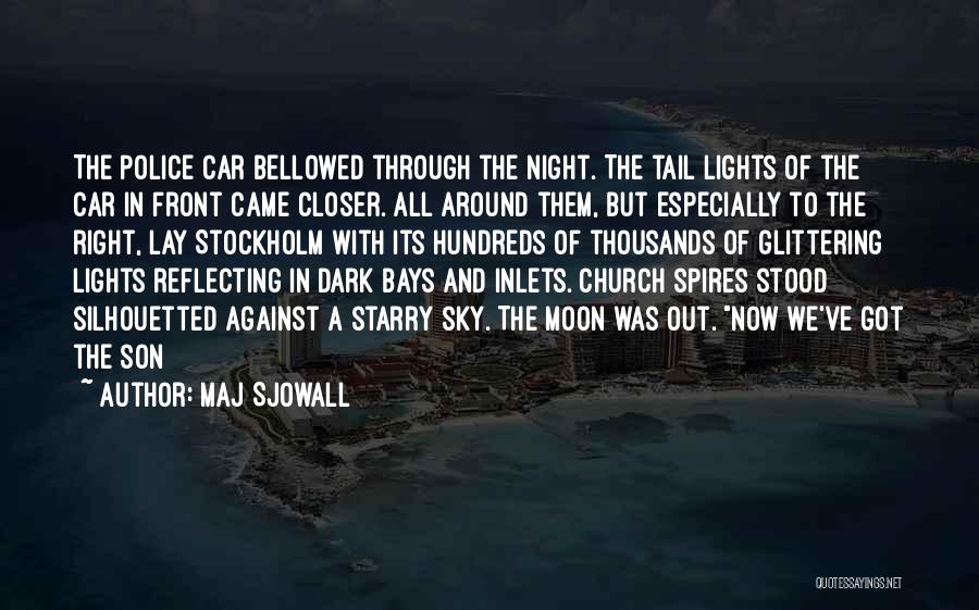 Night Sky Moon Quotes By Maj Sjowall