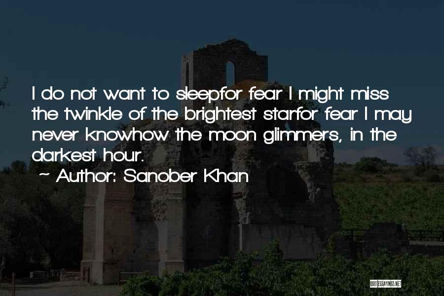 Night Sky Moon Quotes By Sanober Khan