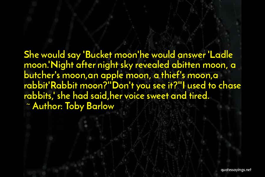 Night Sky Moon Quotes By Toby Barlow