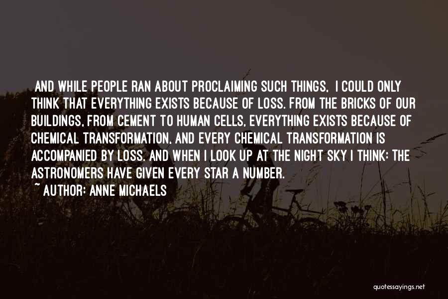 Night Sky Quotes By Anne Michaels