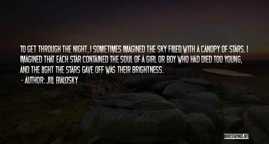 Night Sky Quotes By Jill Bialosky