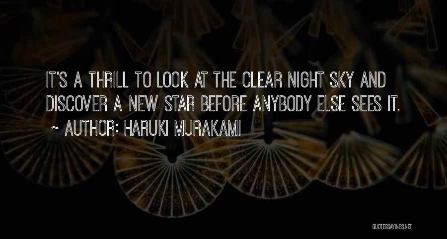 Night Sky Star Quotes By Haruki Murakami