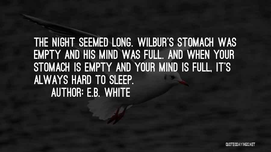 Night Sleep Quotes By E.B. White