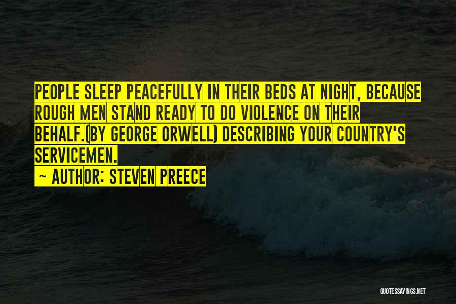 Night Sleep Quotes By Steven Preece