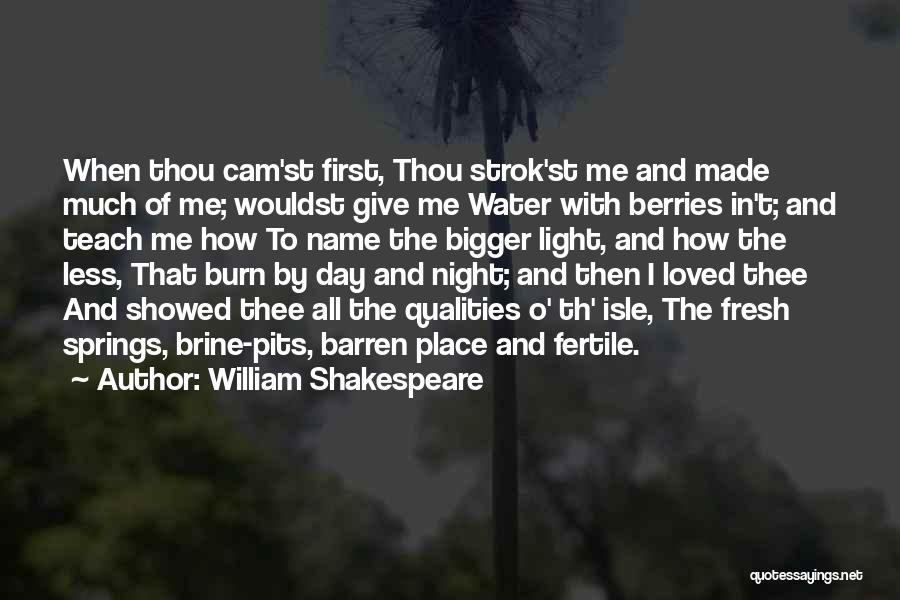 Night Springs Quotes By William Shakespeare