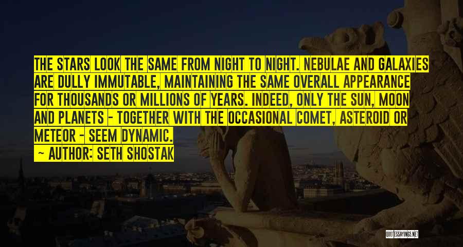 Night Stars Moon Quotes By Seth Shostak