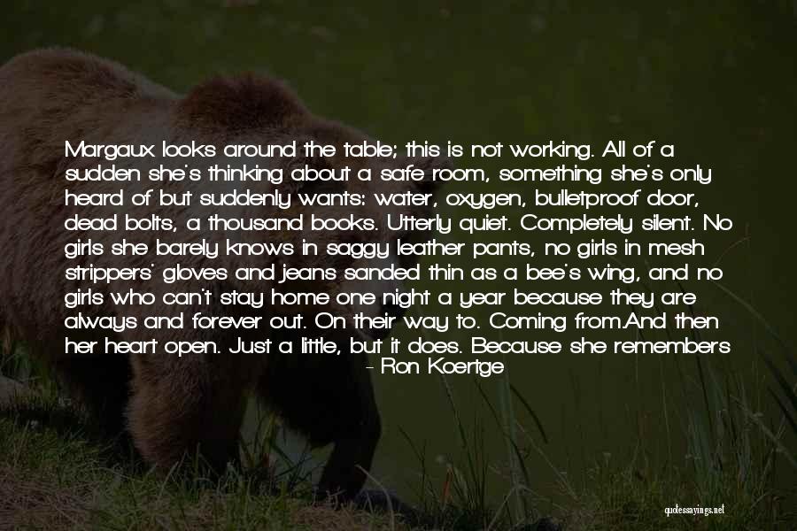 Night That Looks Quotes By Ron Koertge Night That Looks Quotes By Ron Koertge