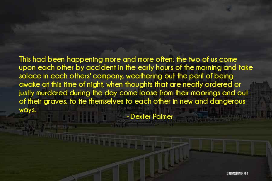 Night Time Dream Quotes By Dexter Palmer Night Time Dream Quotes By Dexter Palmer