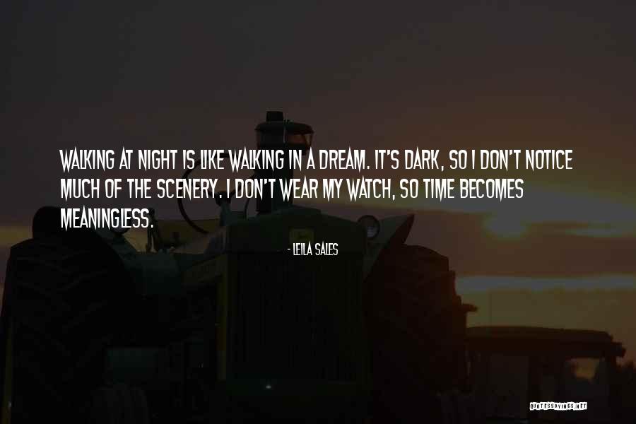 Night Time Dream Quotes By Leila Sales Night Time Dream Quotes By Leila Sales