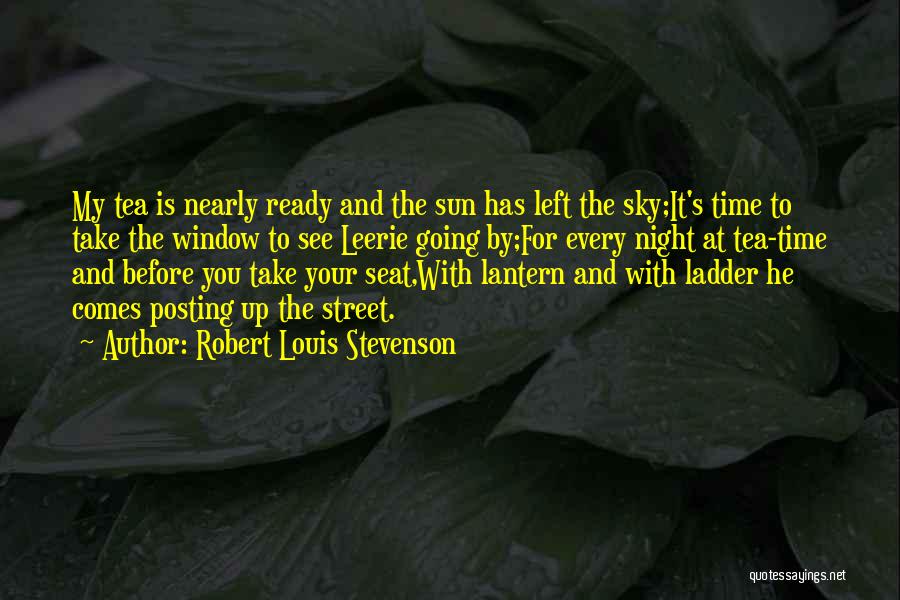 Night Time Sky Quotes By Robert Louis Stevenson