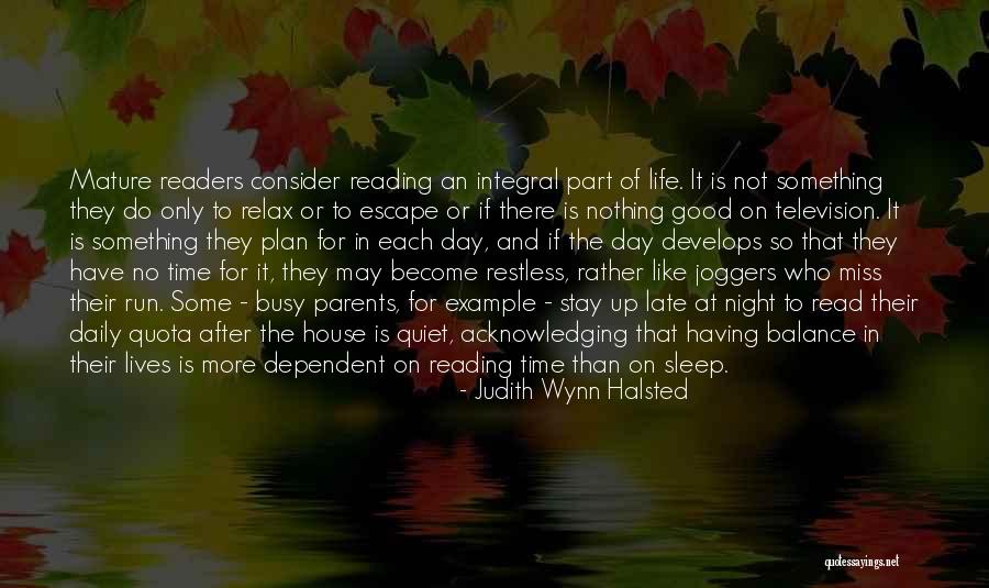 Night Time Sleep Quotes By Judith Wynn Halsted Night Time Sleep Quotes By Judith Wynn Halsted