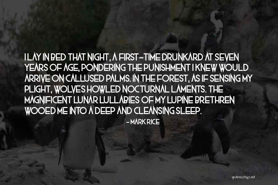 Night Time Sleep Quotes By Mark Rice Night Time Sleep Quotes By Mark Rice