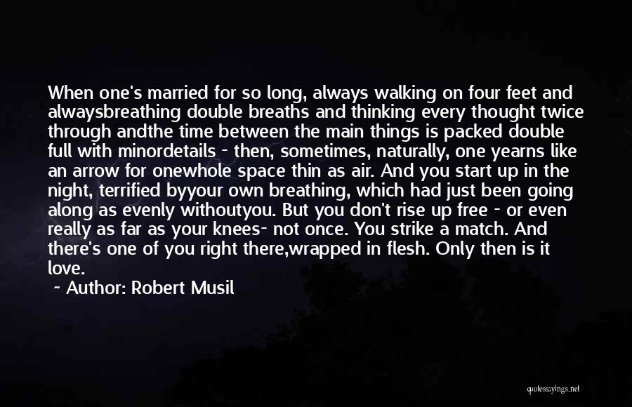 Night Time Thinking Quotes By Robert Musil