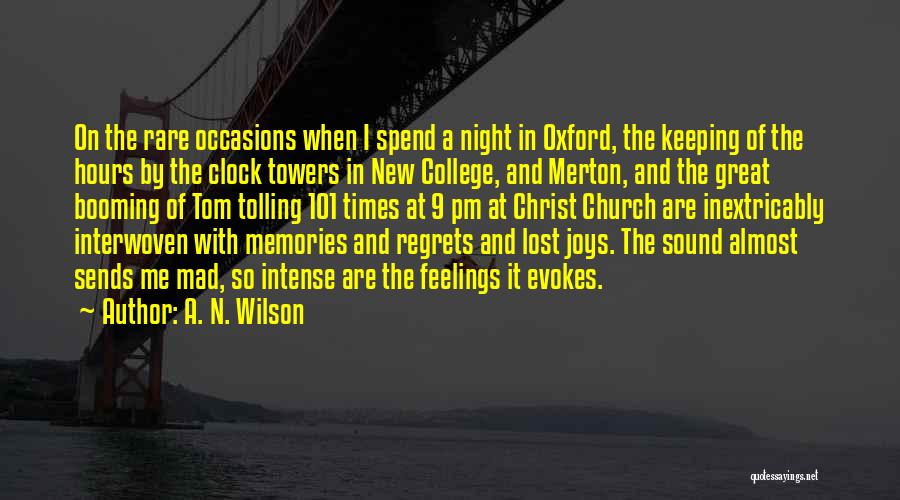 Night Times Quotes By A. N. Wilson
