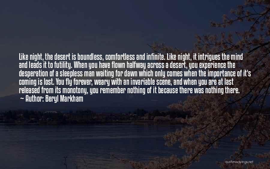 Night To Remember Quotes By Beryl Markham