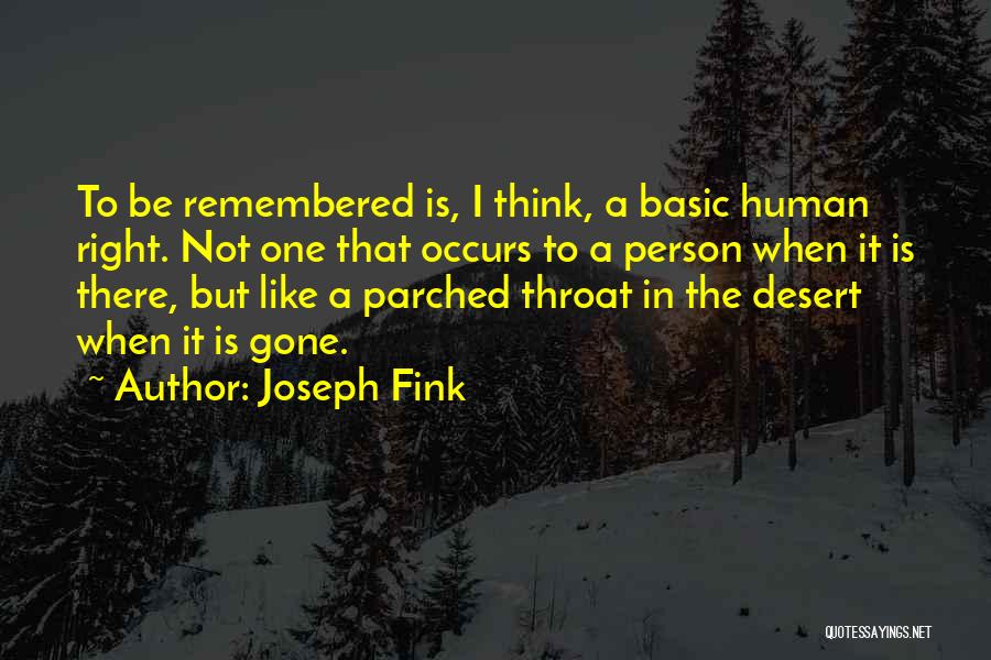 Night To Remember Quotes By Joseph Fink