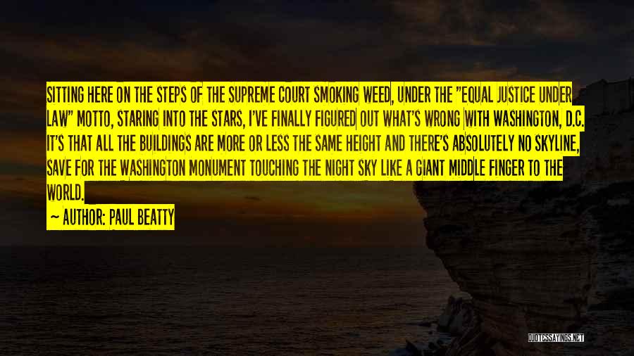 Night Under The Stars Quotes By Paul Beatty