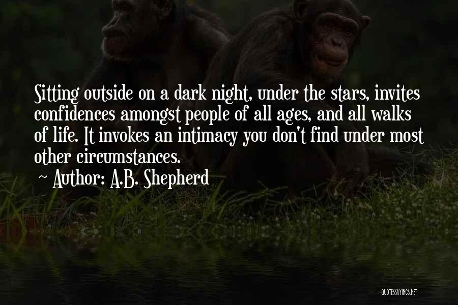 Night Walks Quotes By A.B. Shepherd