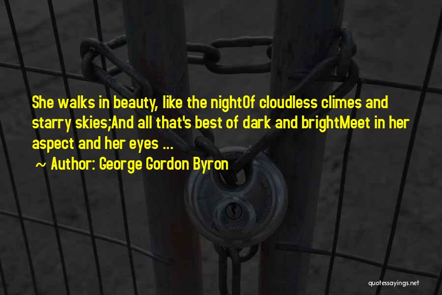 Night Walks Quotes By George Gordon Byron