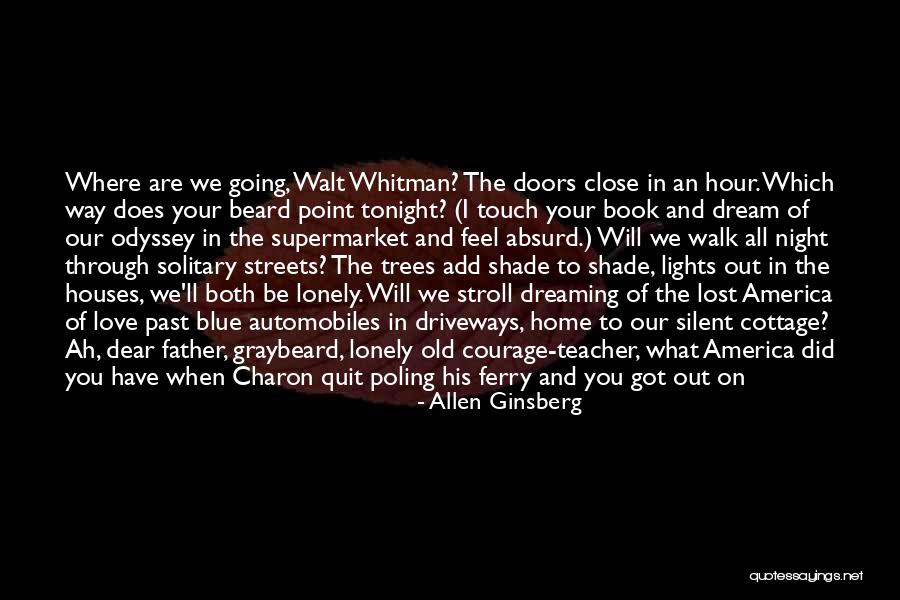 Night When The Lights Quotes By Allen Ginsberg Night When The Lights Quotes By Allen Ginsberg