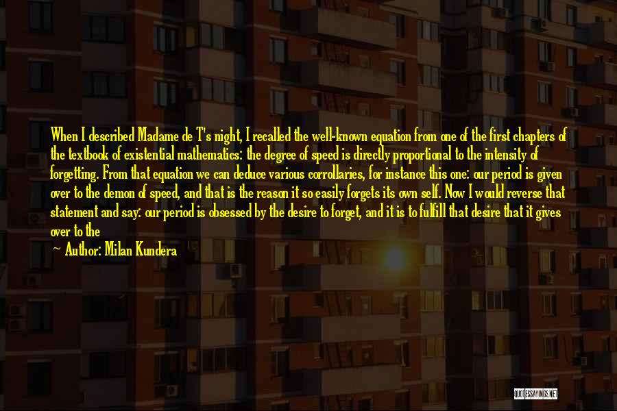 Night Wishes And Quotes By Milan Kundera