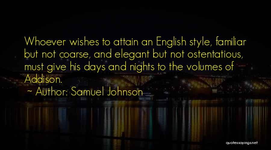 Night Wishes And Quotes By Samuel Johnson