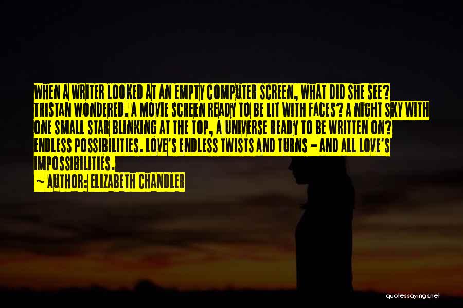 Night With Love Quotes By Elizabeth Chandler