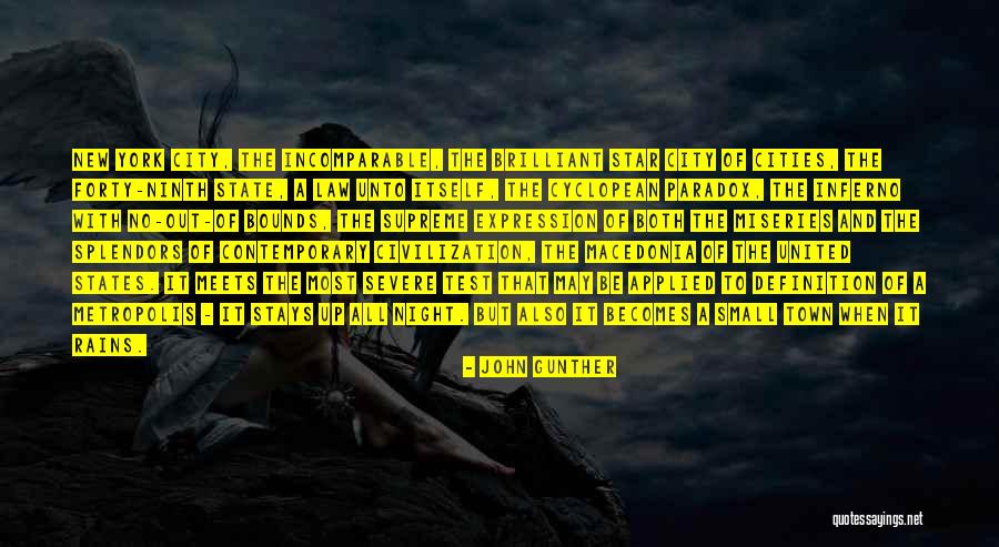 Night With Stars Quotes By John Gunther Night With Stars Quotes By John Gunther
