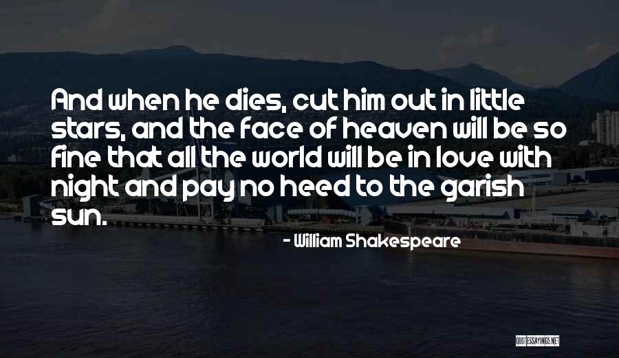 Night With Stars Quotes By William Shakespeare