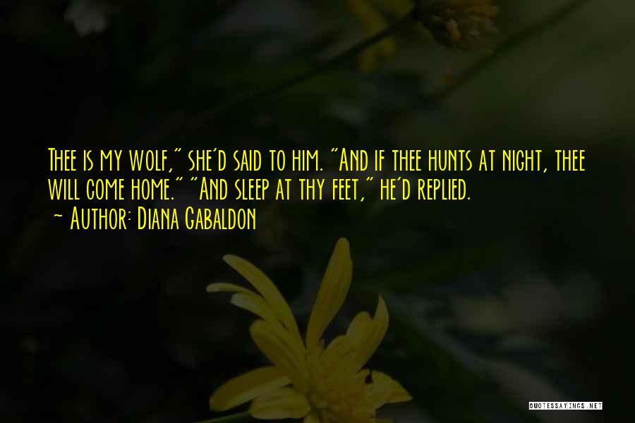 Night Wolf Quotes By Diana Gabaldon