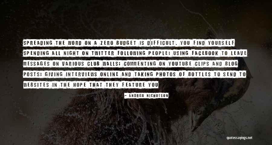 Night Youtube Quotes By Andrew Nicholson Night Youtube Quotes By Andrew Nicholson