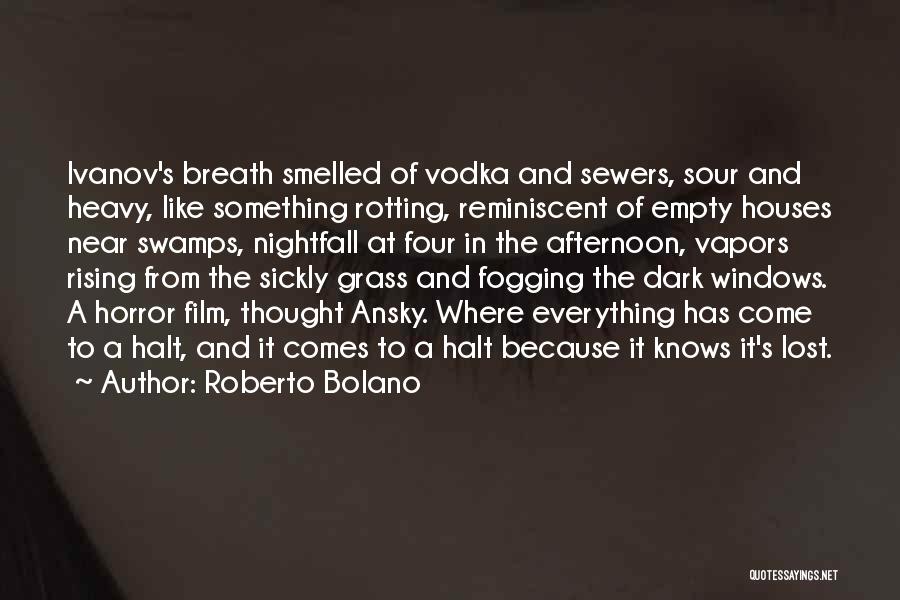 Nightfall Quotes By Roberto Bolano