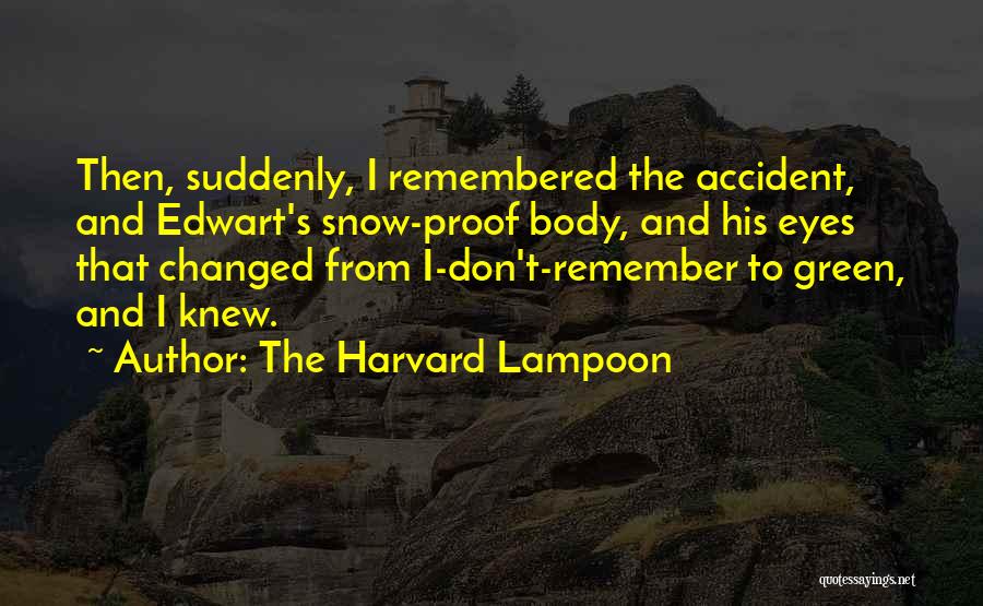 Nightlight Harvard Lampoon Quotes By The Harvard Lampoon