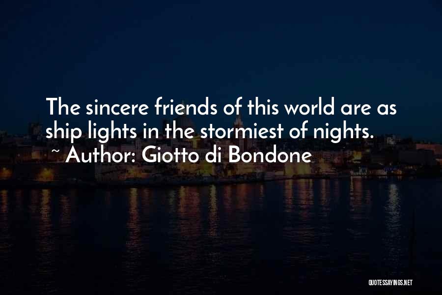 Nights Out With Friends Quotes By Giotto Di Bondone