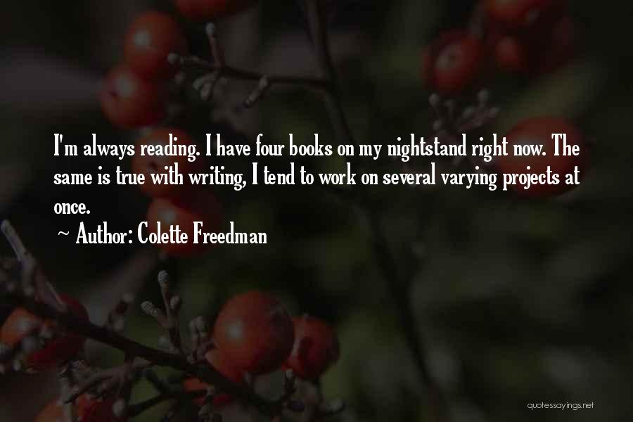 Nightstand Quotes By Colette Freedman