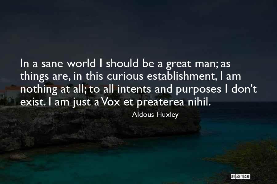 Nihil Quotes By Aldous Huxley Nihil Quotes By Aldous Huxley