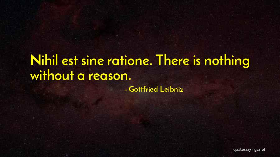 Nihil Quotes By Gottfried Leibniz Nihil Quotes By Gottfried Leibniz