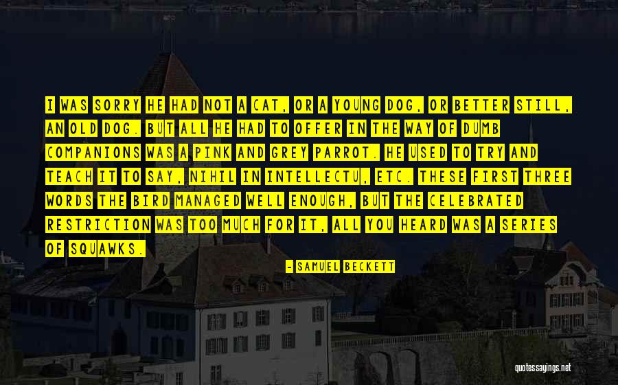 Nihil Quotes By Samuel Beckett Nihil Quotes By Samuel Beckett