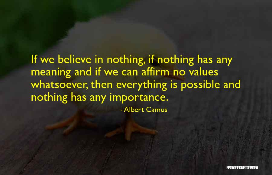 Nihilism Quotes By Albert Camus