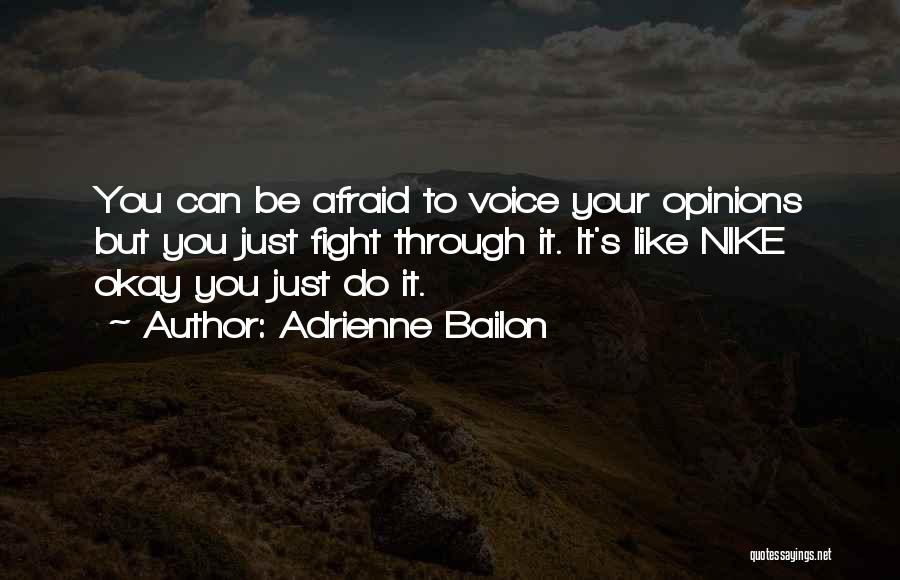 Nike's Quotes By Adrienne Bailon