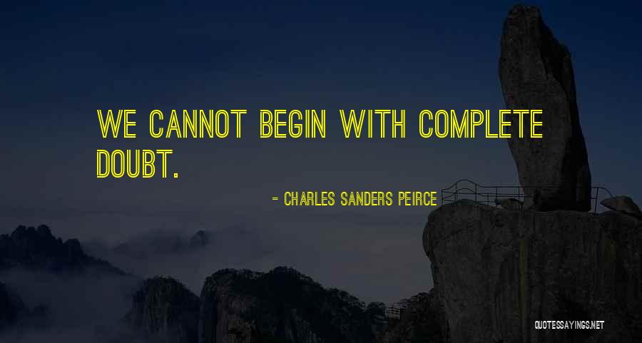 Nikiforov Match Quotes By Charles Sanders Peirce