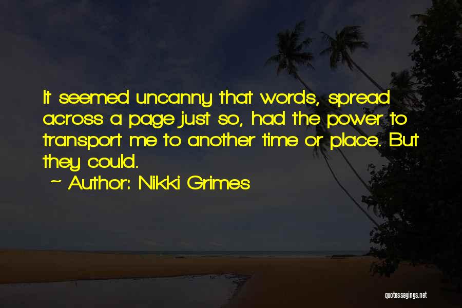 Nikki Grimes Quotes 802932